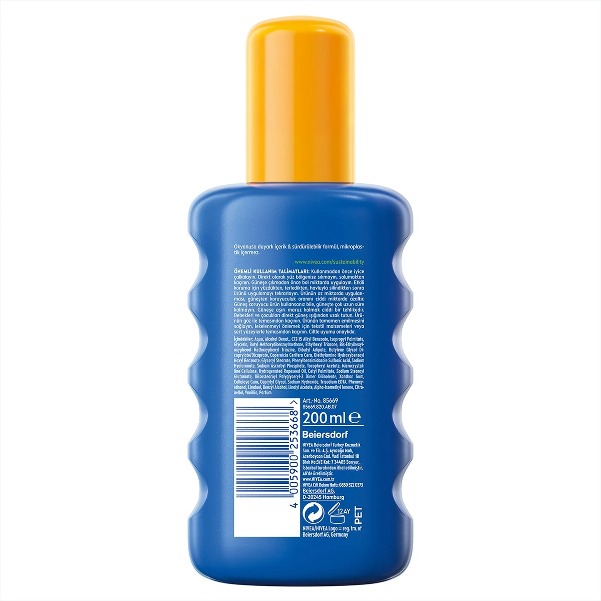 NIVEA SUN Koruma Nemlendirme SPF50+ Güneş Spreyi 200 ml — Fotoğraf 3