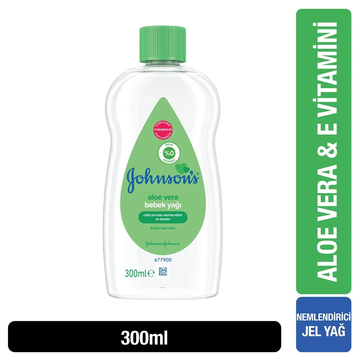 JOHNSONS BABY Aloe Vera Bebek Yağı 300 ml — Fotoğraf 2