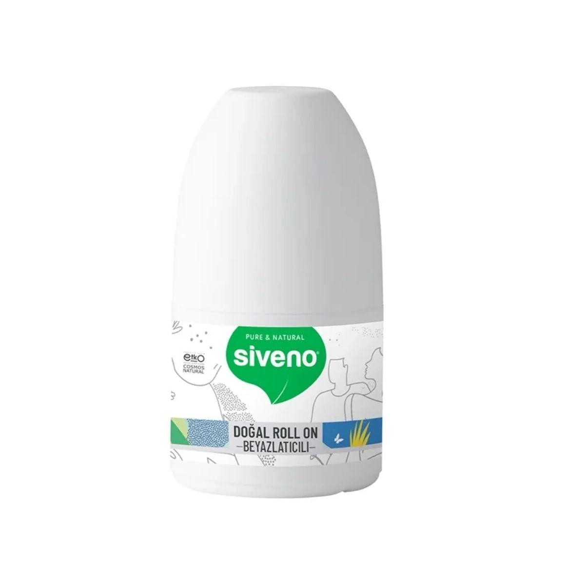 SİVENO Doğal Roll On Unisex Beyazlatıcı 50 ml