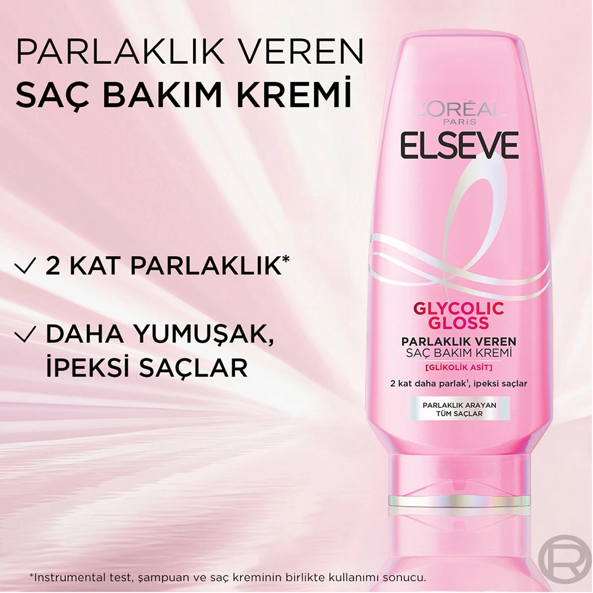 ELSEVE Saç Kremi Glycolic Gloss 250 ml — Fotoğraf 3