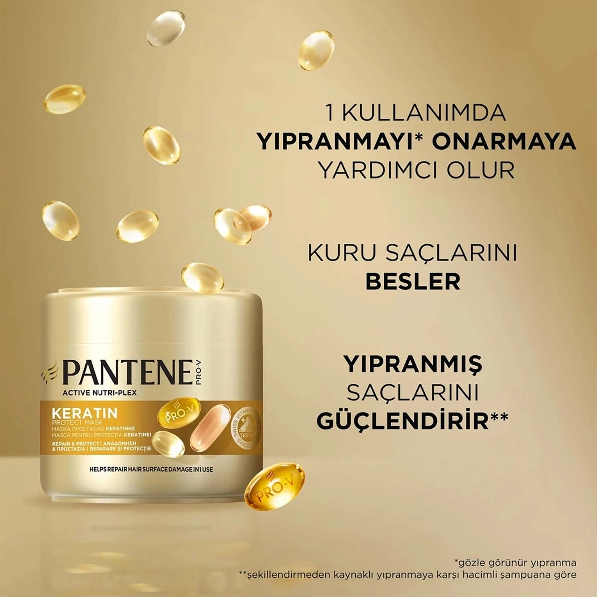 PANTENE Keratin Saç Maskesi Onarıcı Koruyucu 200 ml — Fotoğraf 3