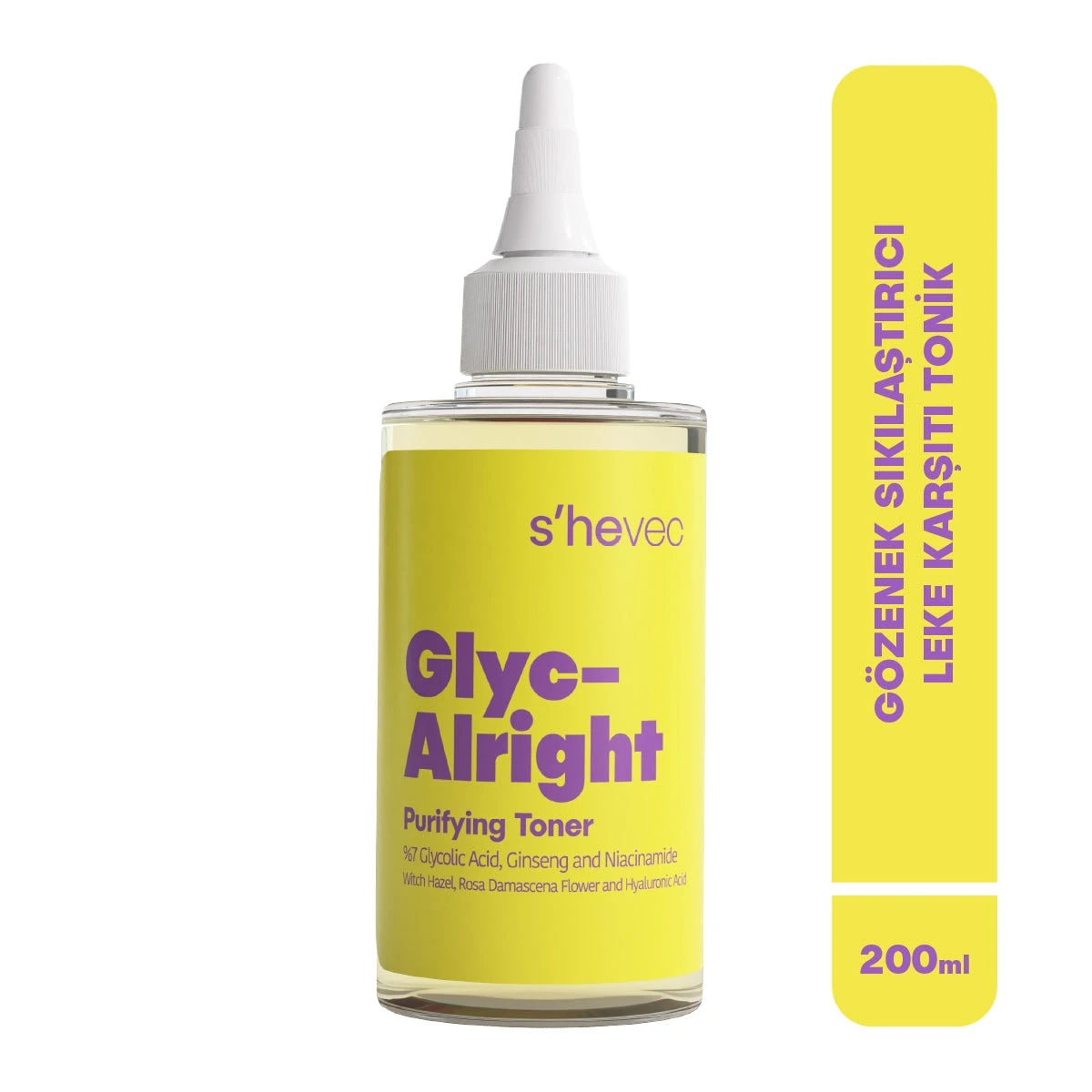 SHE VEC Glyc-Alright Yüz Toniği 200 ml — Fotoğraf 2
