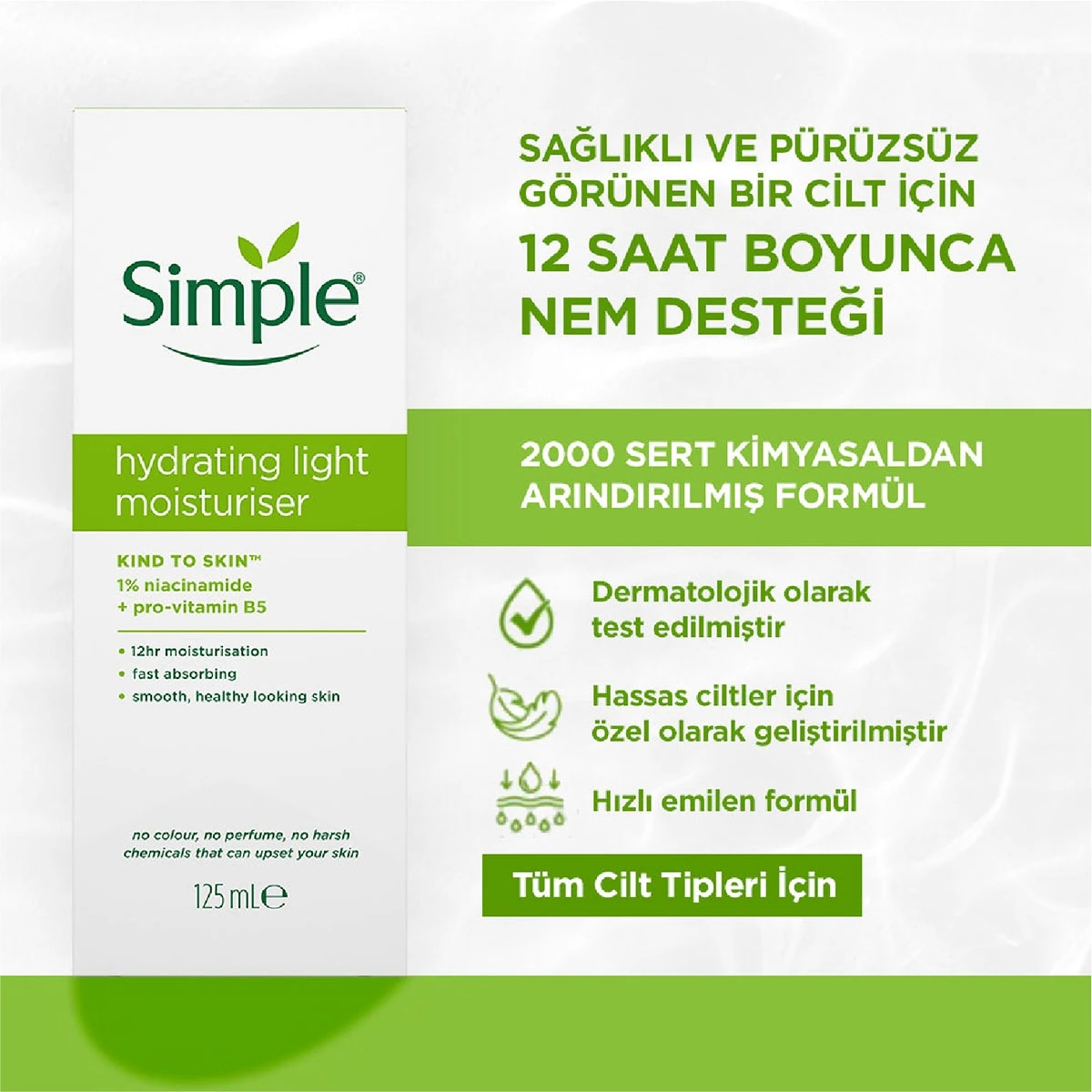 Kind To Skin Su Bazlı Nemlendirici 125 ml — Fotoğraf 2