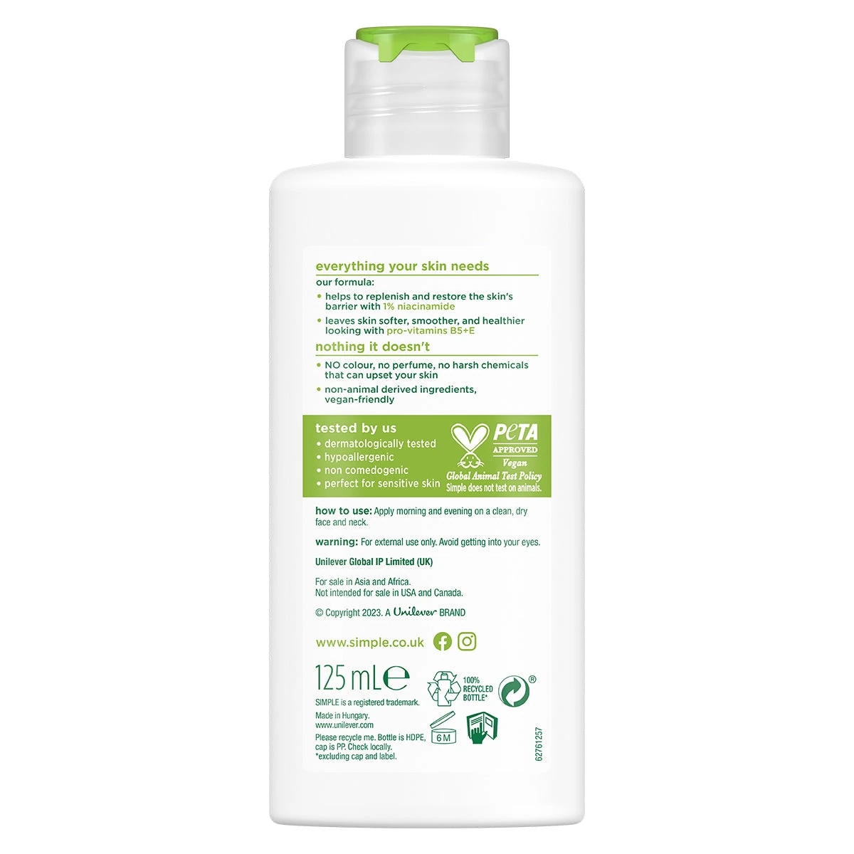 Kind To Skin Su Bazlı Nemlendirici 125 ml — Fotoğraf 3