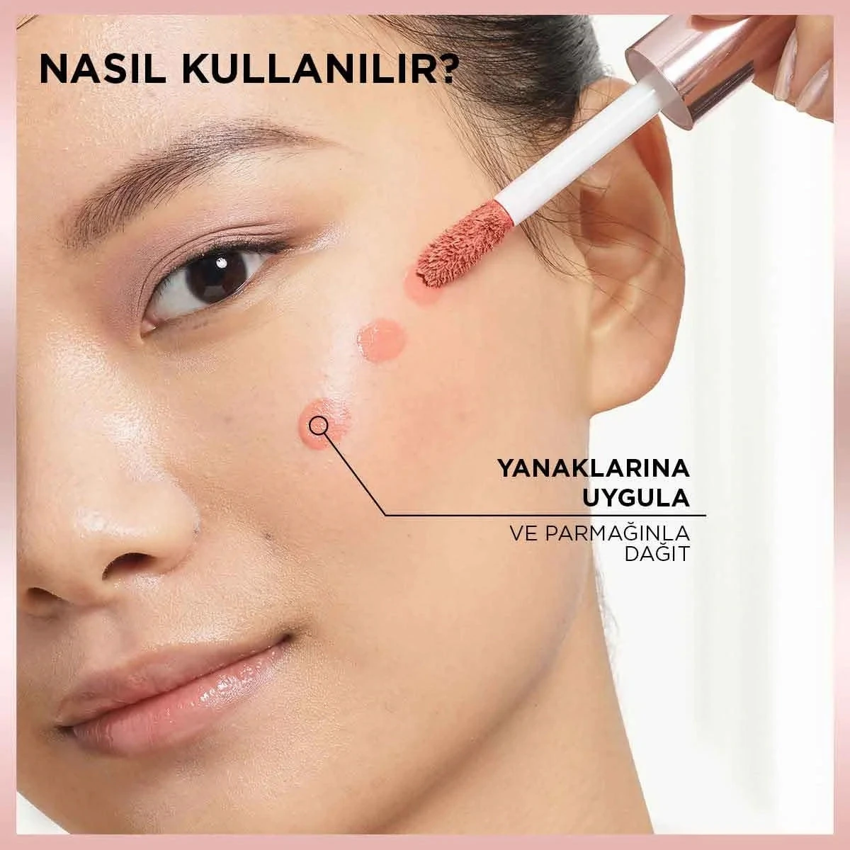 L’Oreal Paris Lumi Blush Likit Allık 630- Glowy True Rose — Fotoğraf 6