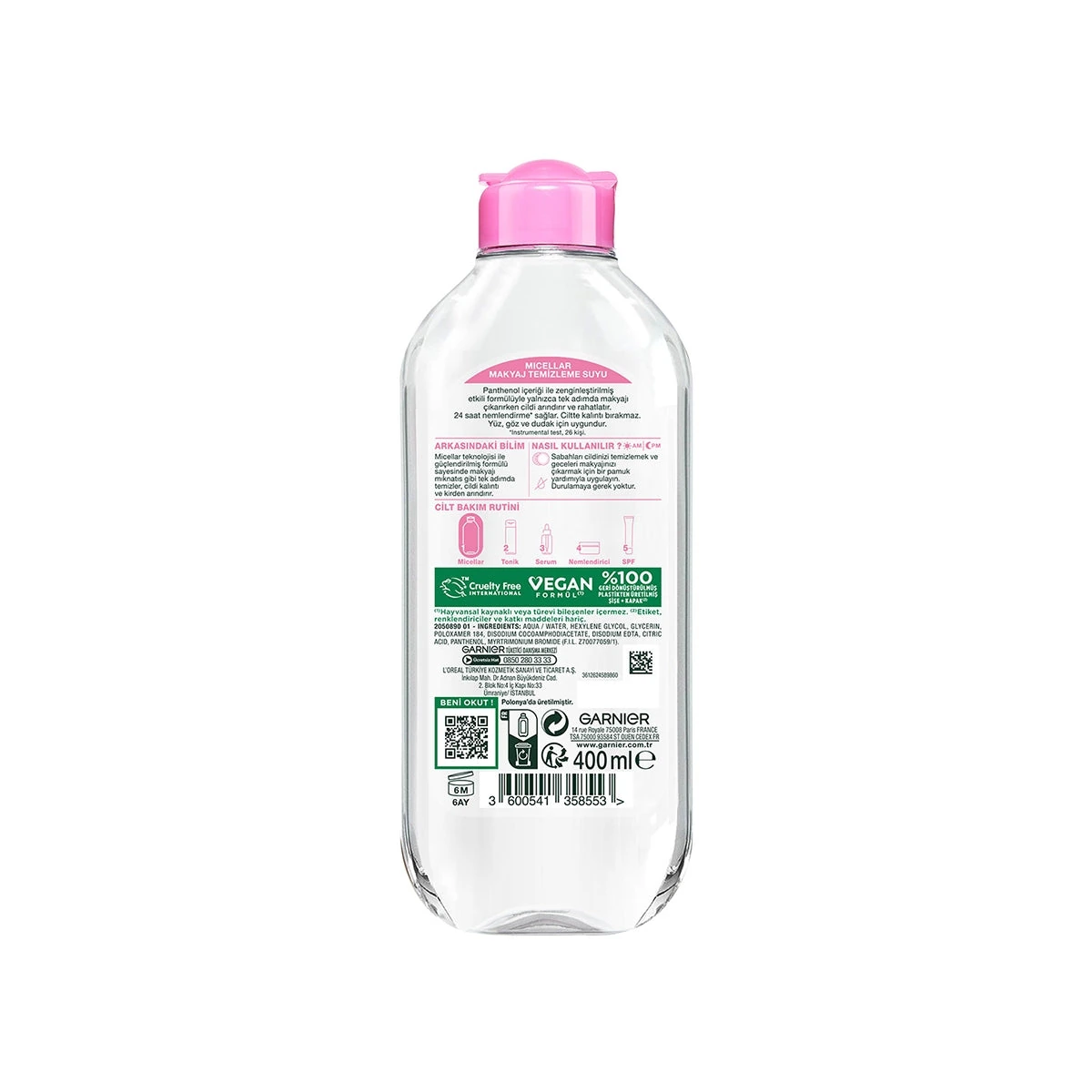 Micellar Kusursuz Makyaj Temizleme Suyu 400 ml
— Fotoğraf 9